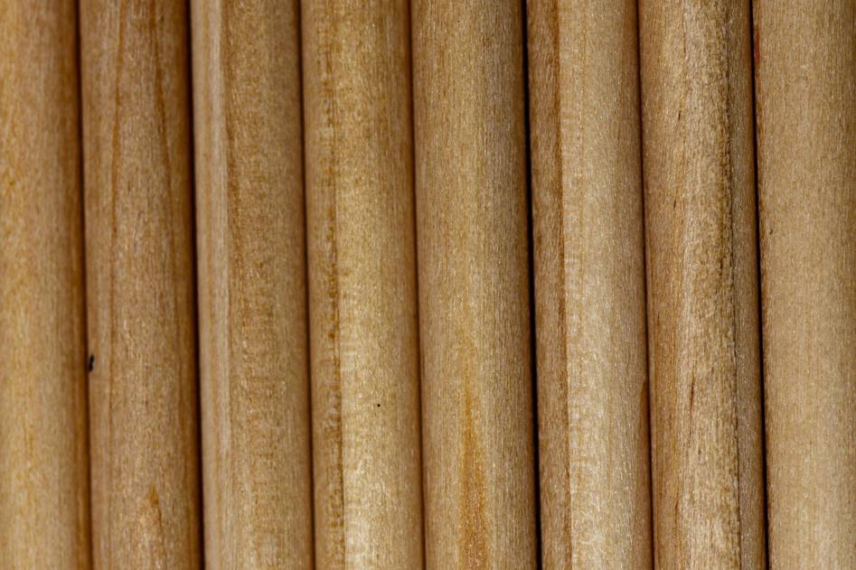 Natural wood surface treated with eco preservative